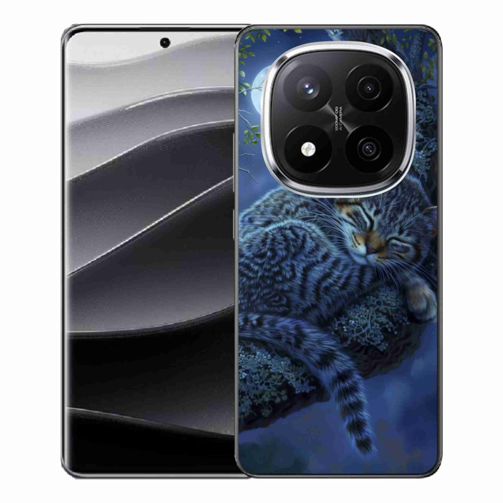 Gélový kryt mmCase na Xiaomi Redmi Note 14 Pro+ 5G - spiaca mačka