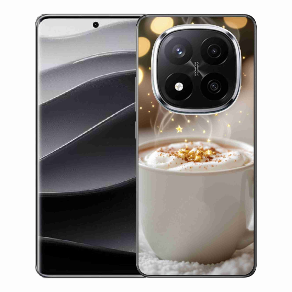 Gélový kryt mmCase na Xiaomi Redmi Note 14 Pro+ 5G - vianočný horúci nápoj