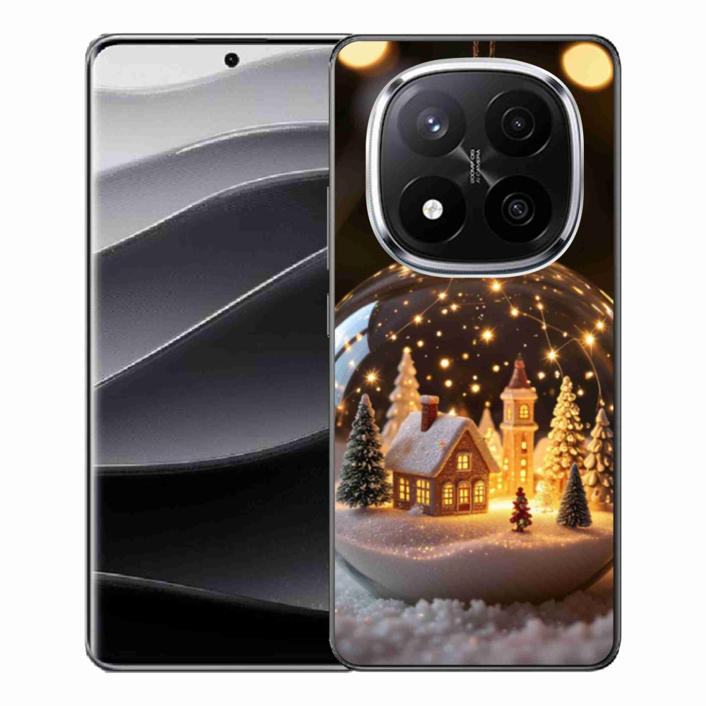 Gélový kryt mmCase na Xiaomi Redmi Note 14 Pro+ 5G - vianočné gule 3