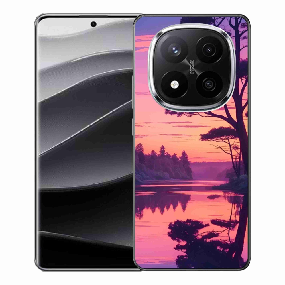 Gélový kryt mmCase na Xiaomi Redmi Note 14 Pro+ 5G - západ slnka nad jazerom