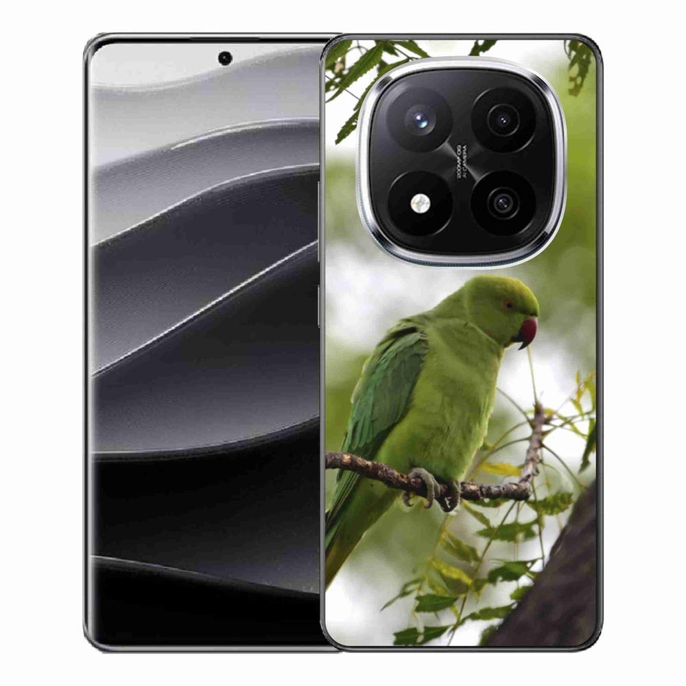 Gélový kryt mmCase na Xiaomi Redmi Note 14 Pro+ 5G - zelený papagáj
