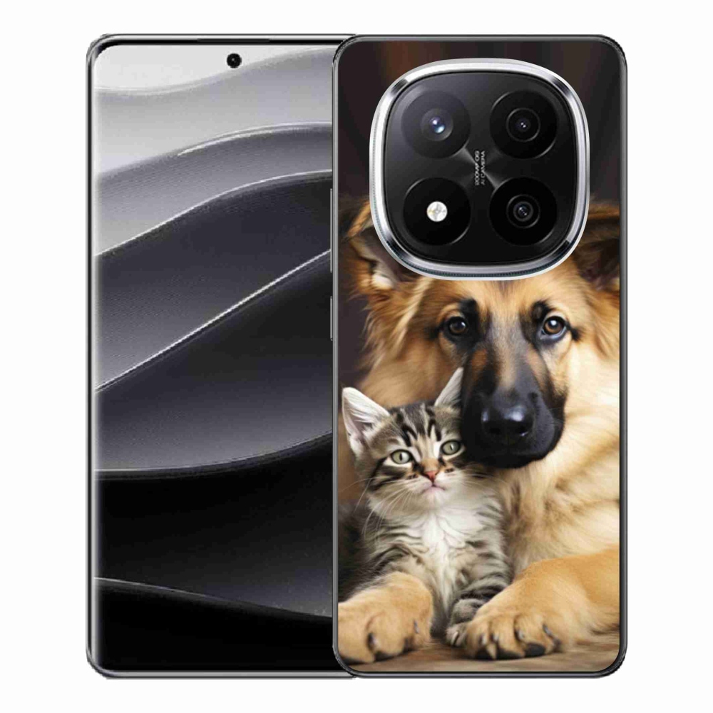 Gélový kryt mmCase na Xiaomi Redmi Note 14 Pro+ 5G - zvieracie priateľstvo