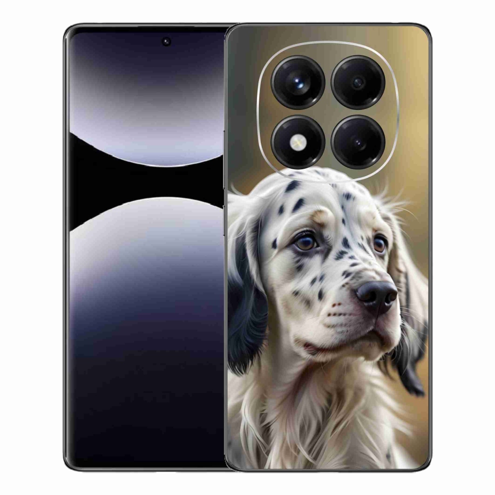 Gélový kryt mmCase na Xiaomi Redmi Note 14 Pro - anglický seter