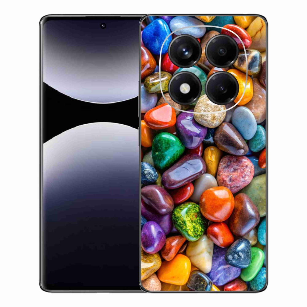 Gélový kryt mmCase na Xiaomi Redmi Note 14 Pro - farebné kamienky