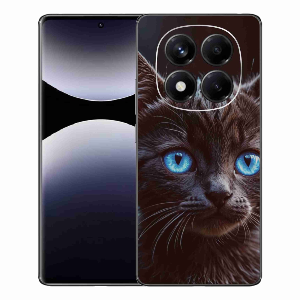 Gélový kryt mmCase na Xiaomi Redmi Note 14 Pro - čierne mačiatko 2