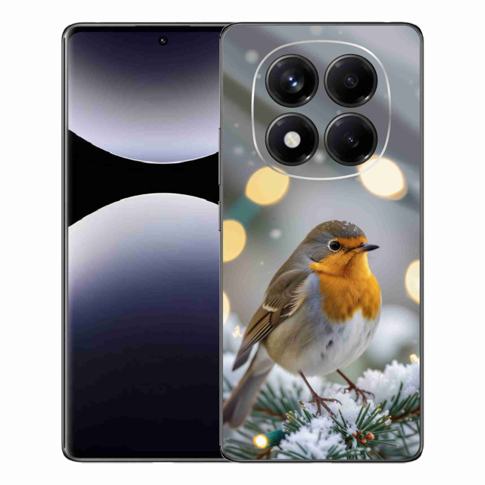 Gélový kryt mmCase na Xiaomi Redmi Note 14 Pro - červienka v zime