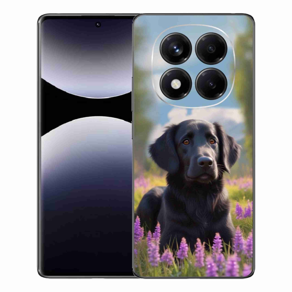 Gélový kryt mmCase na Xiaomi Redmi Note 14 Pro - elegantný čierny retriever