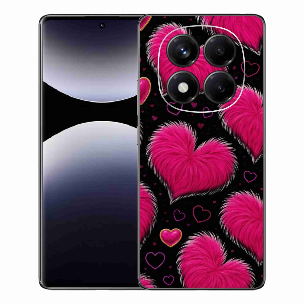 Gélový kryt mmCase na Xiaomi Redmi Note 14 Pro - hebké srdce
