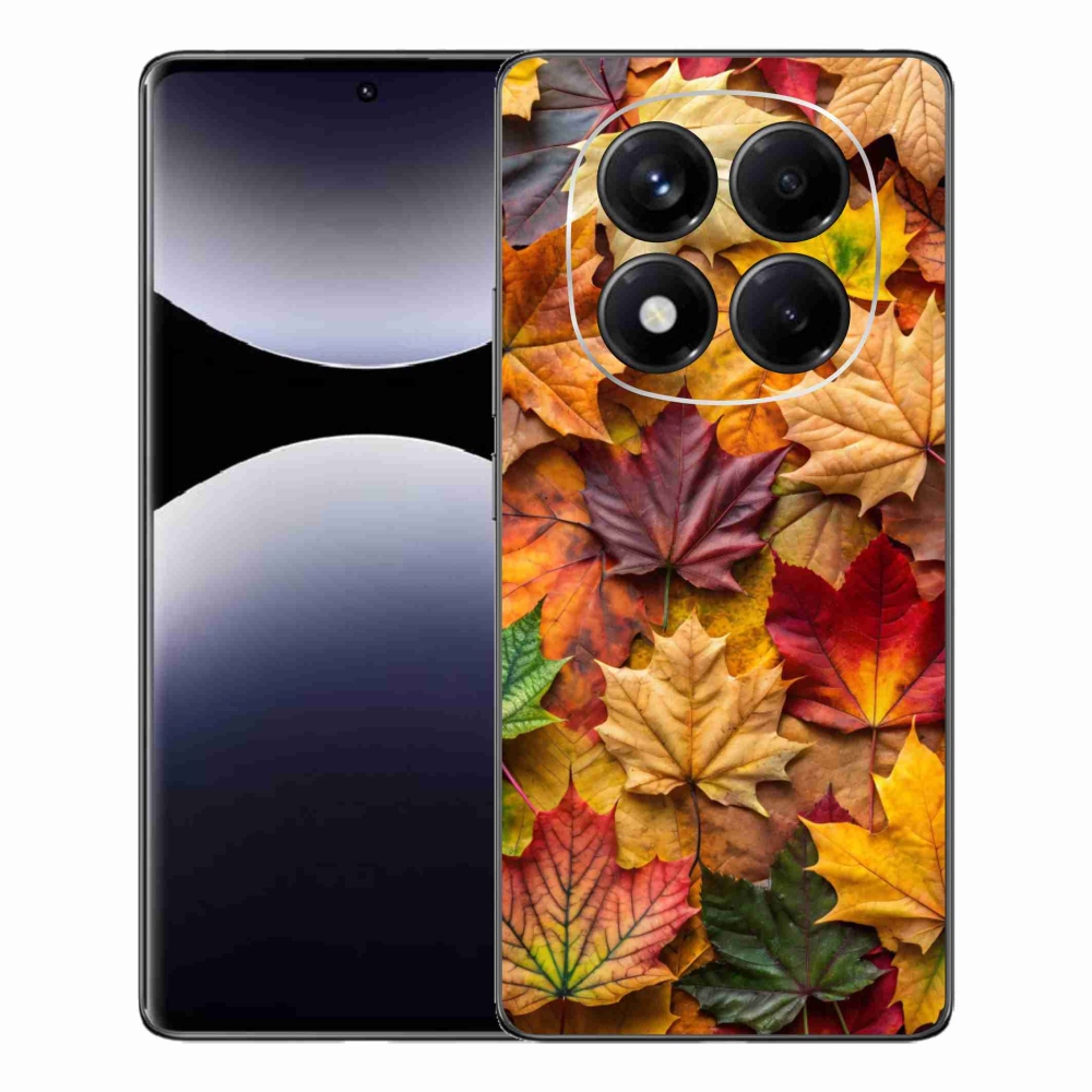 Gélový kryt mmCase na Xiaomi Redmi Note 14 Pro - javorové listy 2