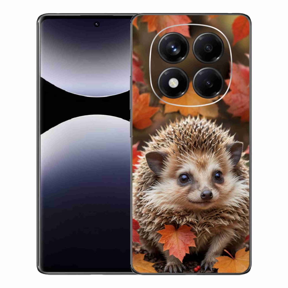 Gélový kryt mmCase na Xiaomi Redmi Note 14 Pro - ježko v lístia