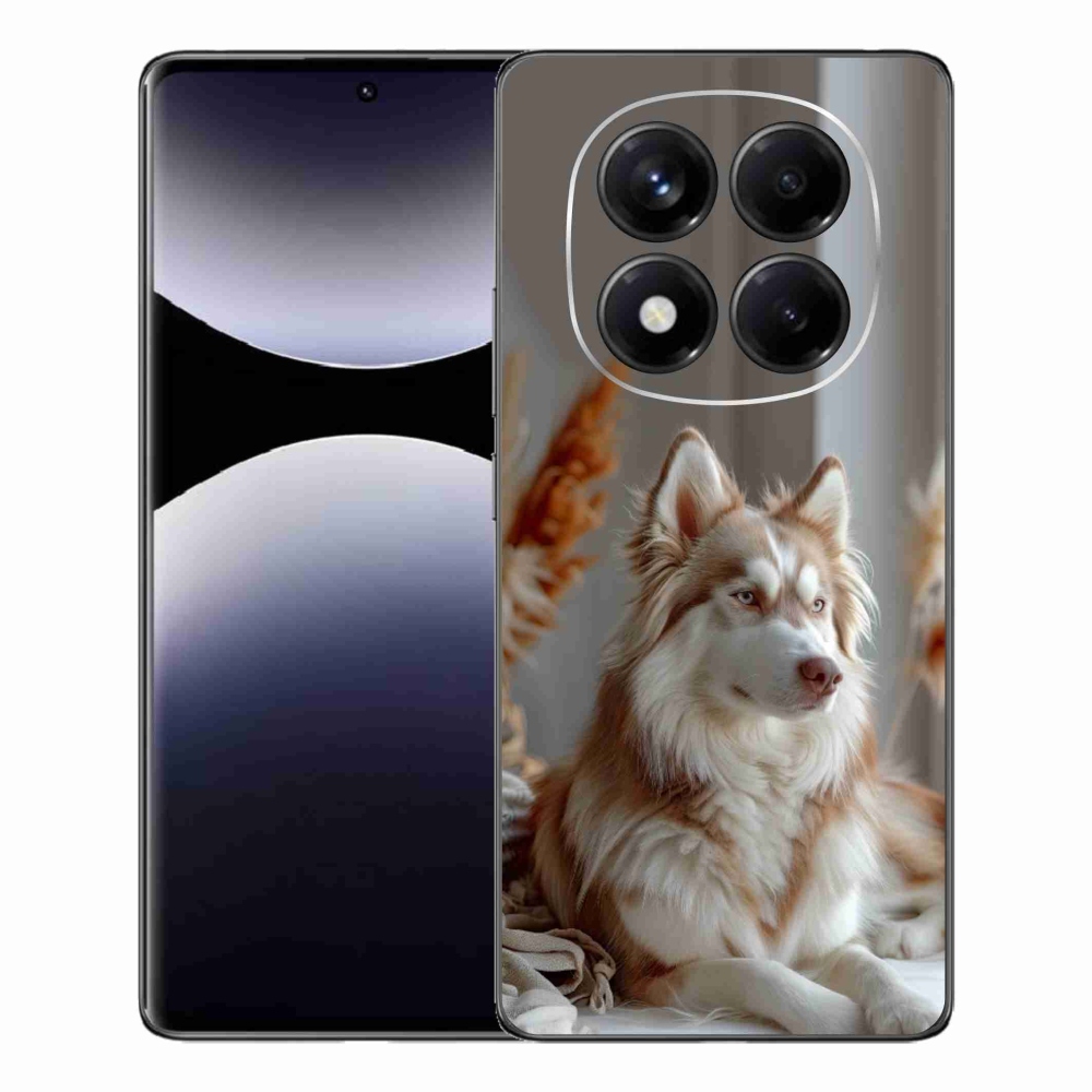 Gélový kryt mmCase na Xiaomi Redmi Note 14 Pro - pokojný sibírsky husky