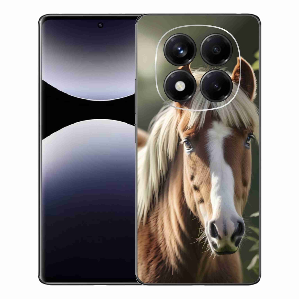 Gélový kryt mmCase na Xiaomi Redmi Note 14 Pro - kôň so svetlou hrivou