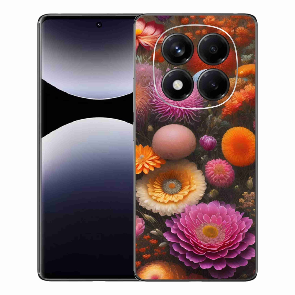 Gélový kryt mmCase na Xiaomi Redmi Note 14 Pro - kvetinová kompozícia