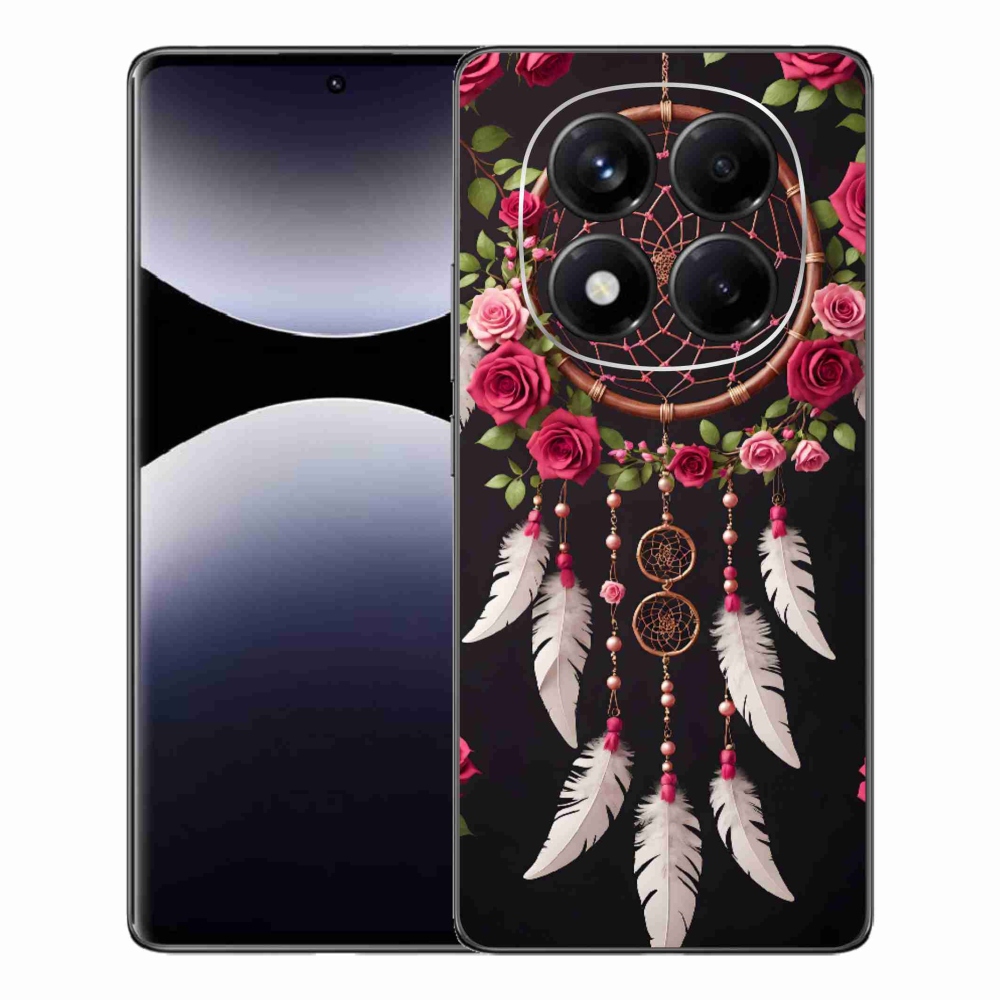 Gélový kryt mmCase na Xiaomi Redmi Note 14 Pro - lapač snov s ružami