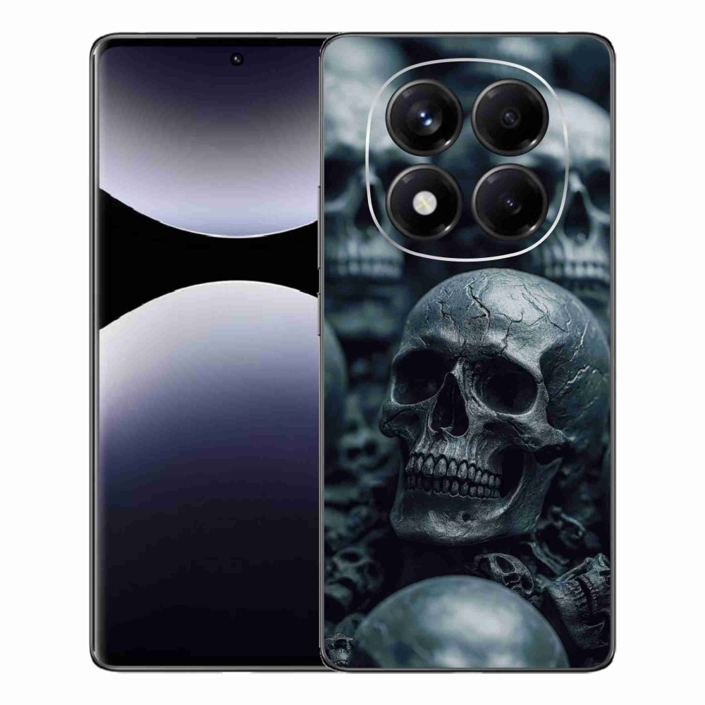 Gélový kryt mmCase na Xiaomi Redmi Note 14 Pro - lebka 2
