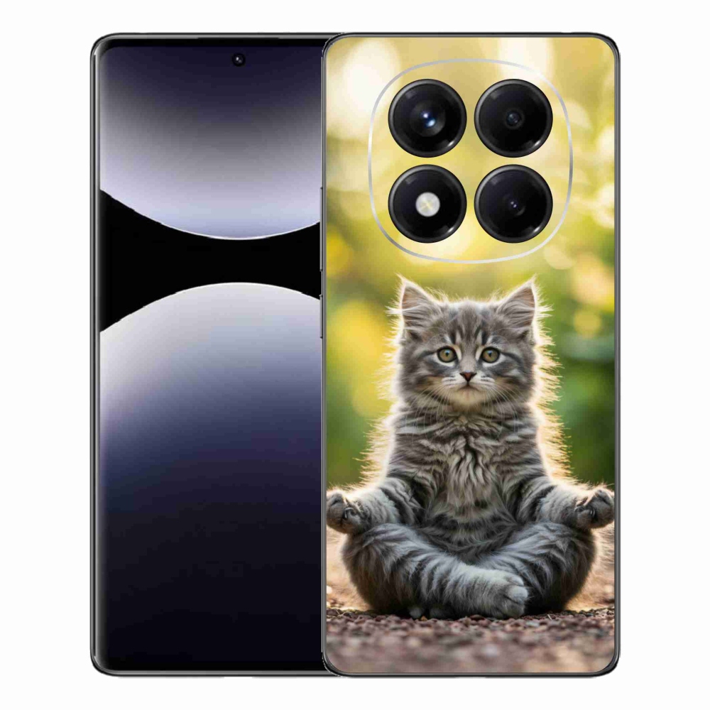 Gélový kryt mmCase na Xiaomi Redmi Note 14 Pro - meditujúce mačiatko