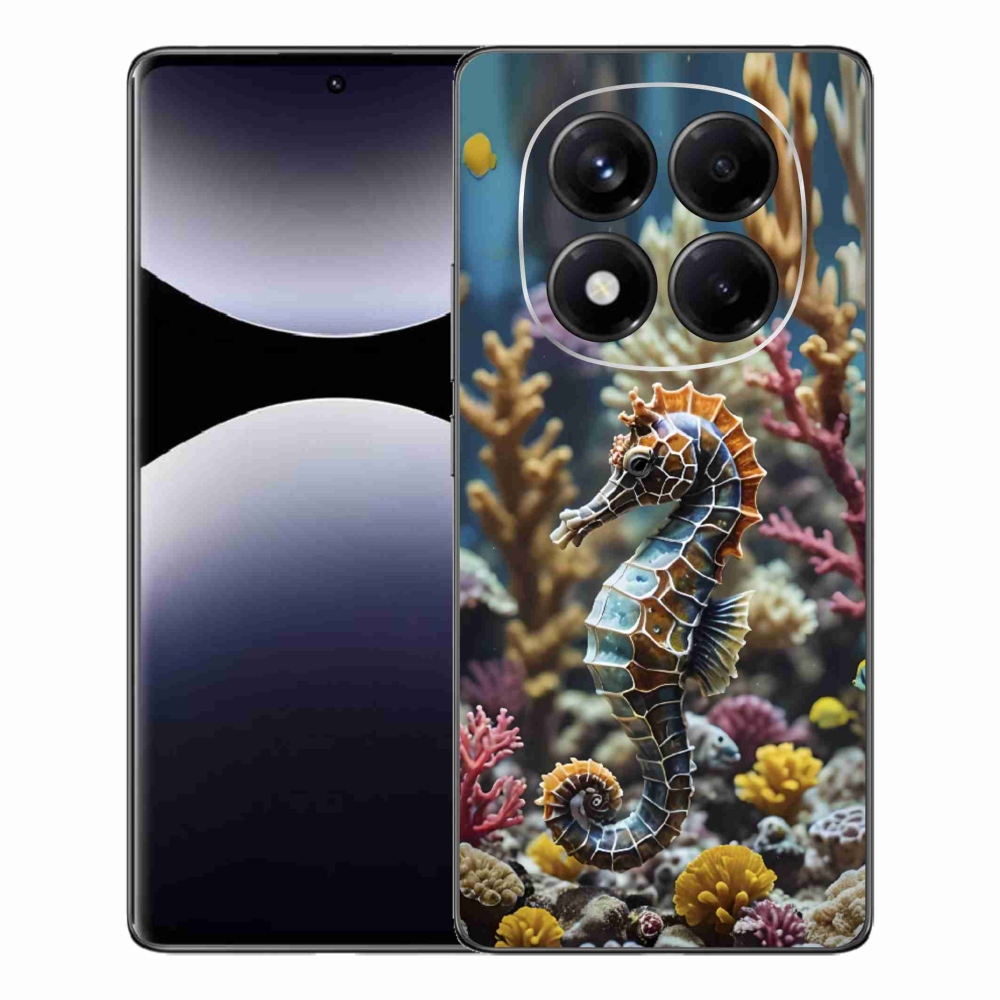 Gélový kryt mmCase na Xiaomi Redmi Note 14 Pro - morský koník 2
