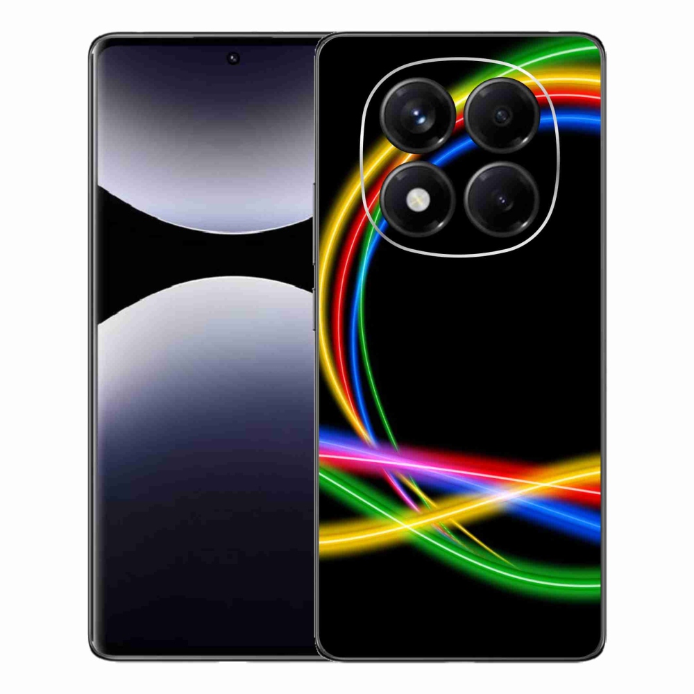 Gélový kryt mmCase na Xiaomi Redmi Note 14 Pro - neónové kruhy