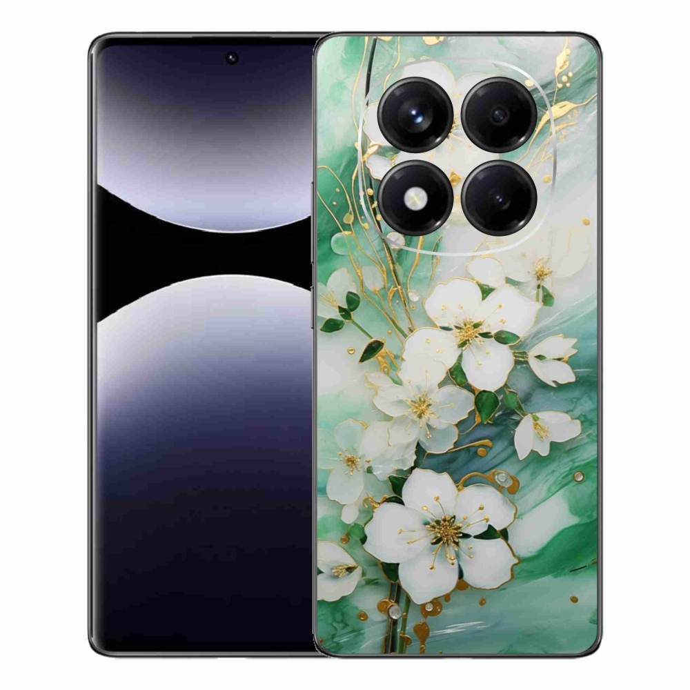 Gélový kryt mmCase na Xiaomi Redmi Note 14 Pro - nežné kvety