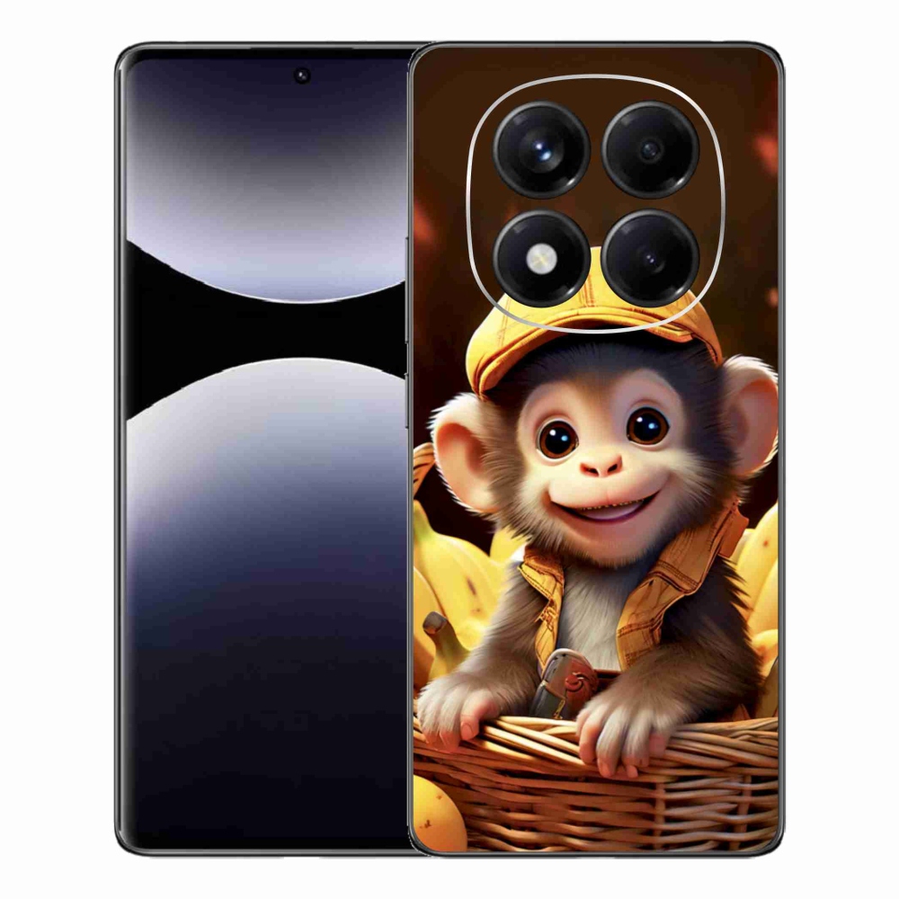 Gélový kryt mmCase na Xiaomi Redmi Note 14 Pro - opice v košíku