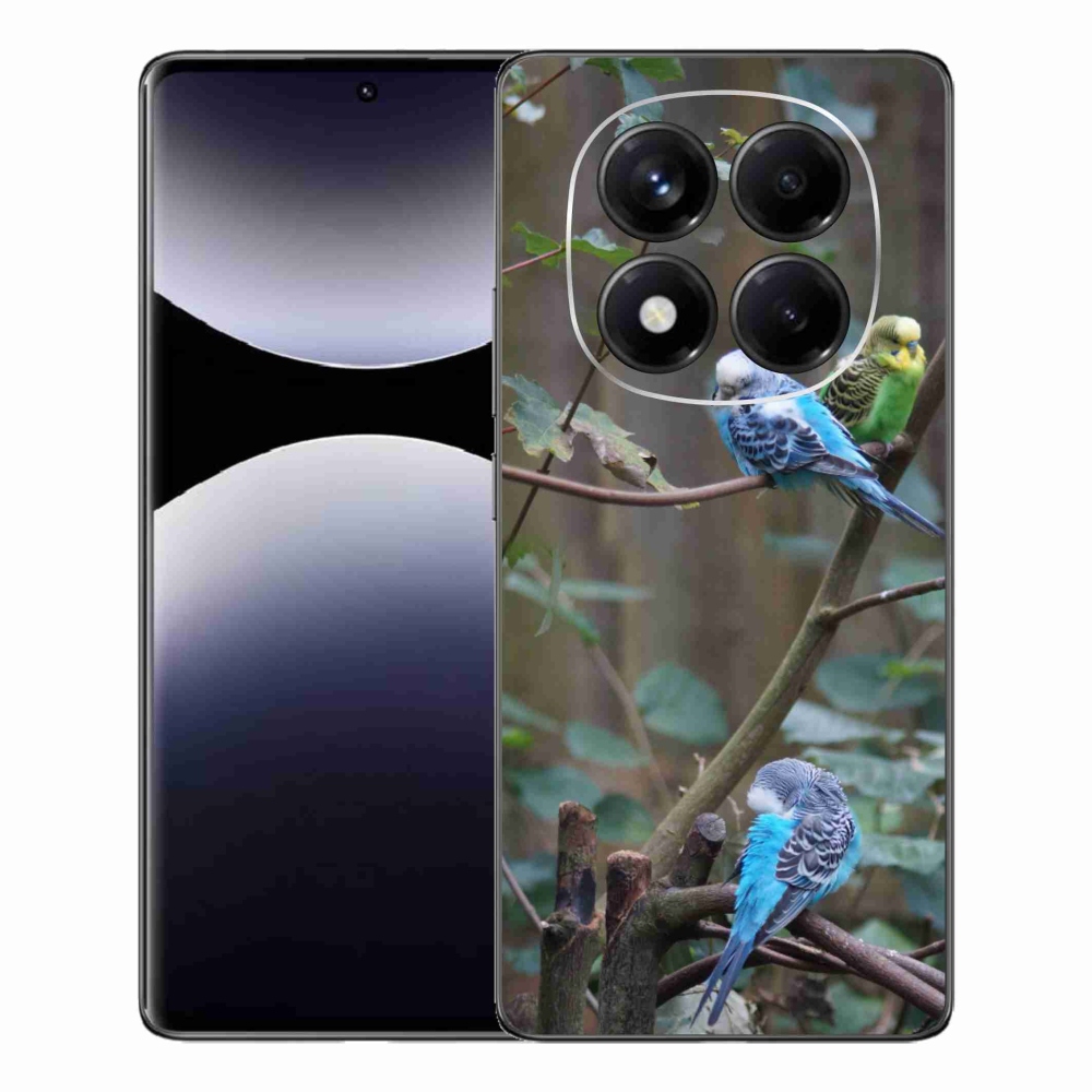 Gélový kryt mmCase na Xiaomi Redmi Note 14 Pro - papagáje na vetve