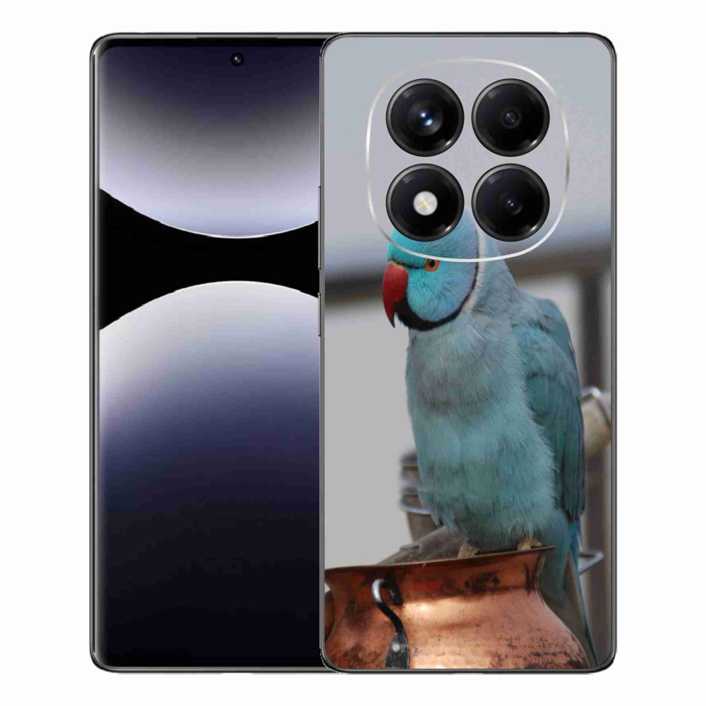 Gélový kryt mmCase na Xiaomi Redmi Note 14 Pro - papagáj alexander modrý