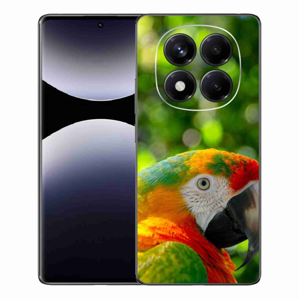 Gélový kryt mmCase na Xiaomi Redmi Note 14 Pro - papagáj ara 3