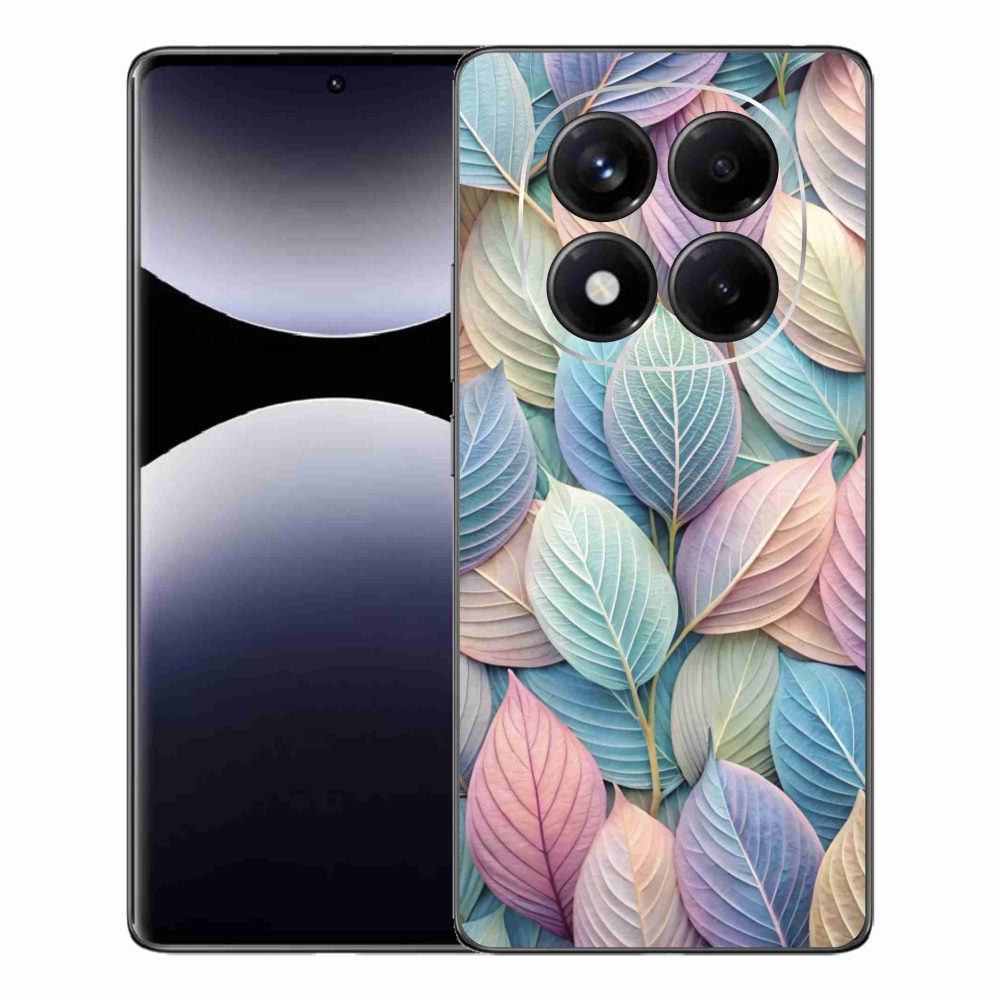 Gélový kryt mmCase na Xiaomi Redmi Note 14 Pro - pastelové listy