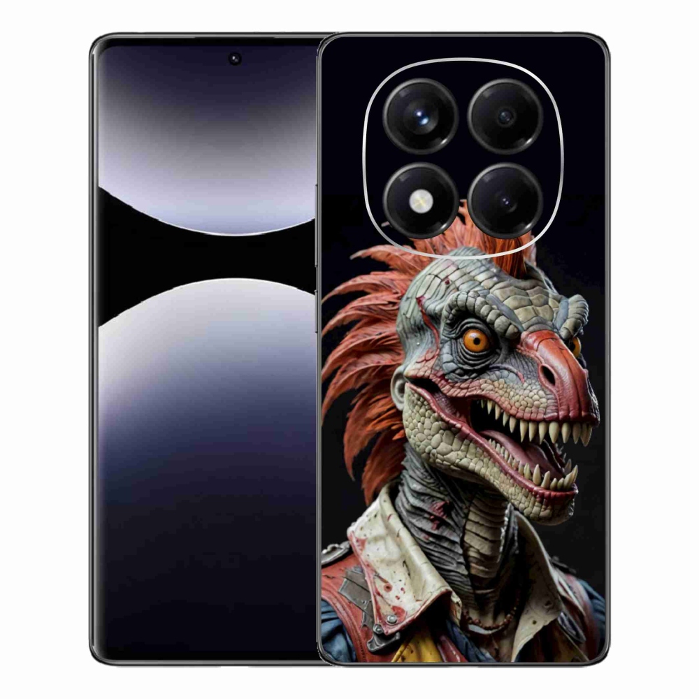 Gélový kryt mmCase na Xiaomi Redmi Note 14 Pro - punk dinosaurus