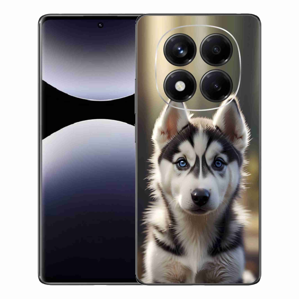 Gélový kryt mmCase na Xiaomi Redmi Note 14 Pro - roztomilý sibírsky husky