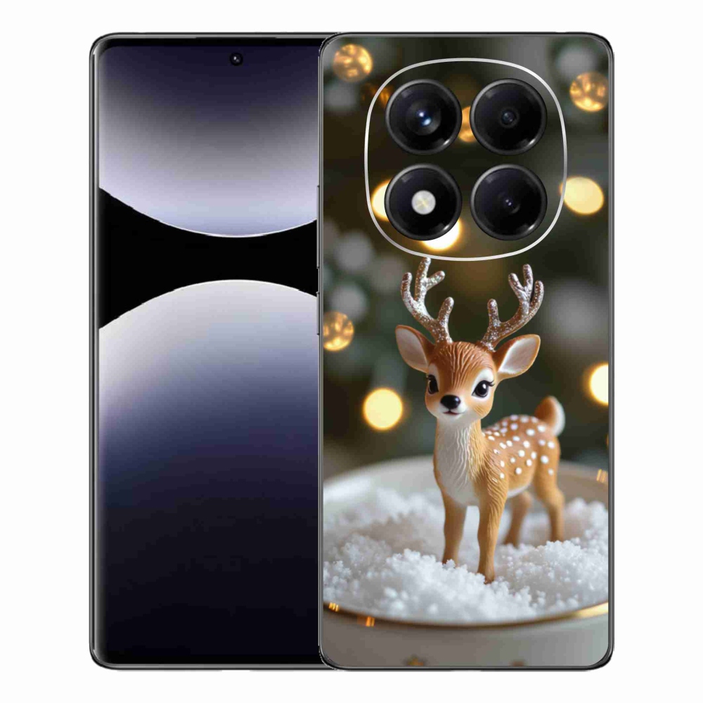 Gélový kryt mmCase na Xiaomi Redmi Note 14 Pro - roztomilý vianočný jeleň