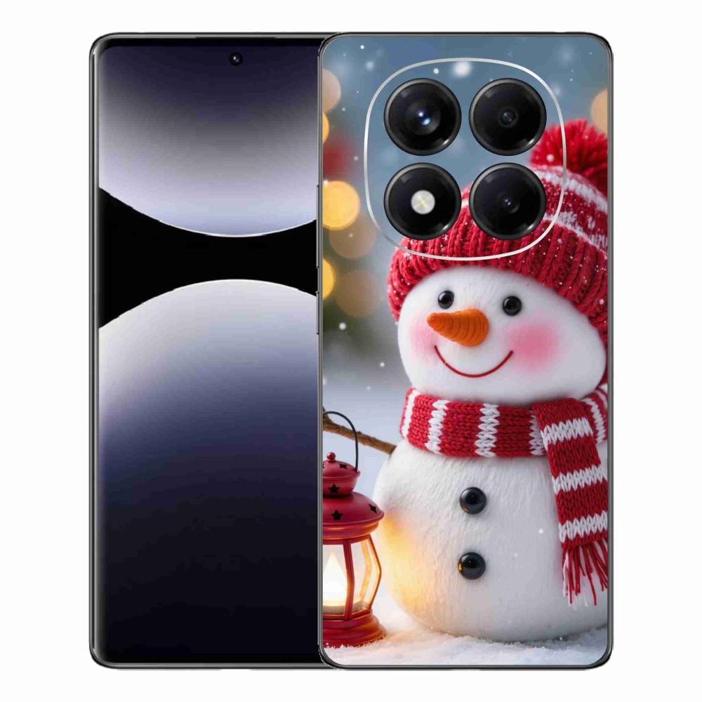 Gélový kryt mmCase na Xiaomi Redmi Note 14 Pro - snehuliak 2