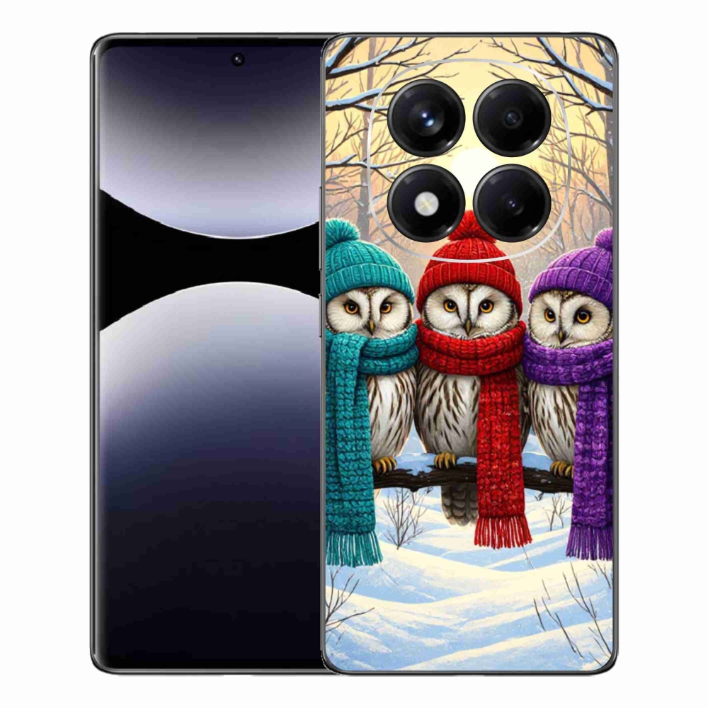 Gélový kryt mmCase na Xiaomi Redmi Note 14 Pro - soví priatelia