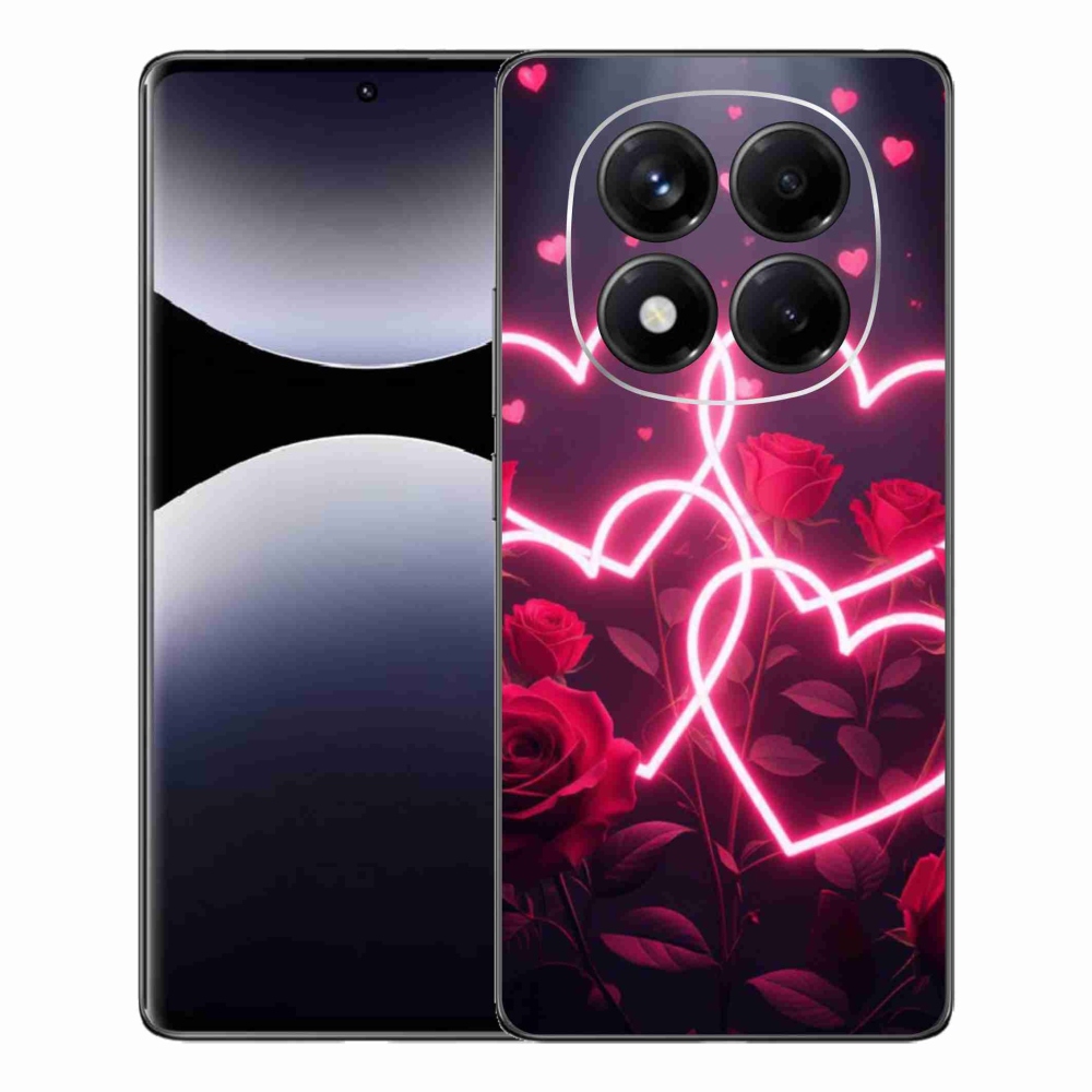 Gélový kryt mmCase na Xiaomi Redmi Note 14 Pro - srdce lásky