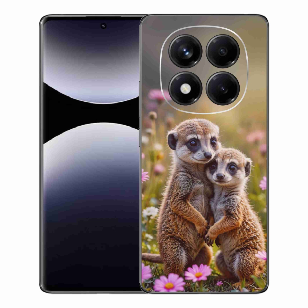 Gélový kryt mmCase na Xiaomi Redmi Note 14 Pro - surikatí duo