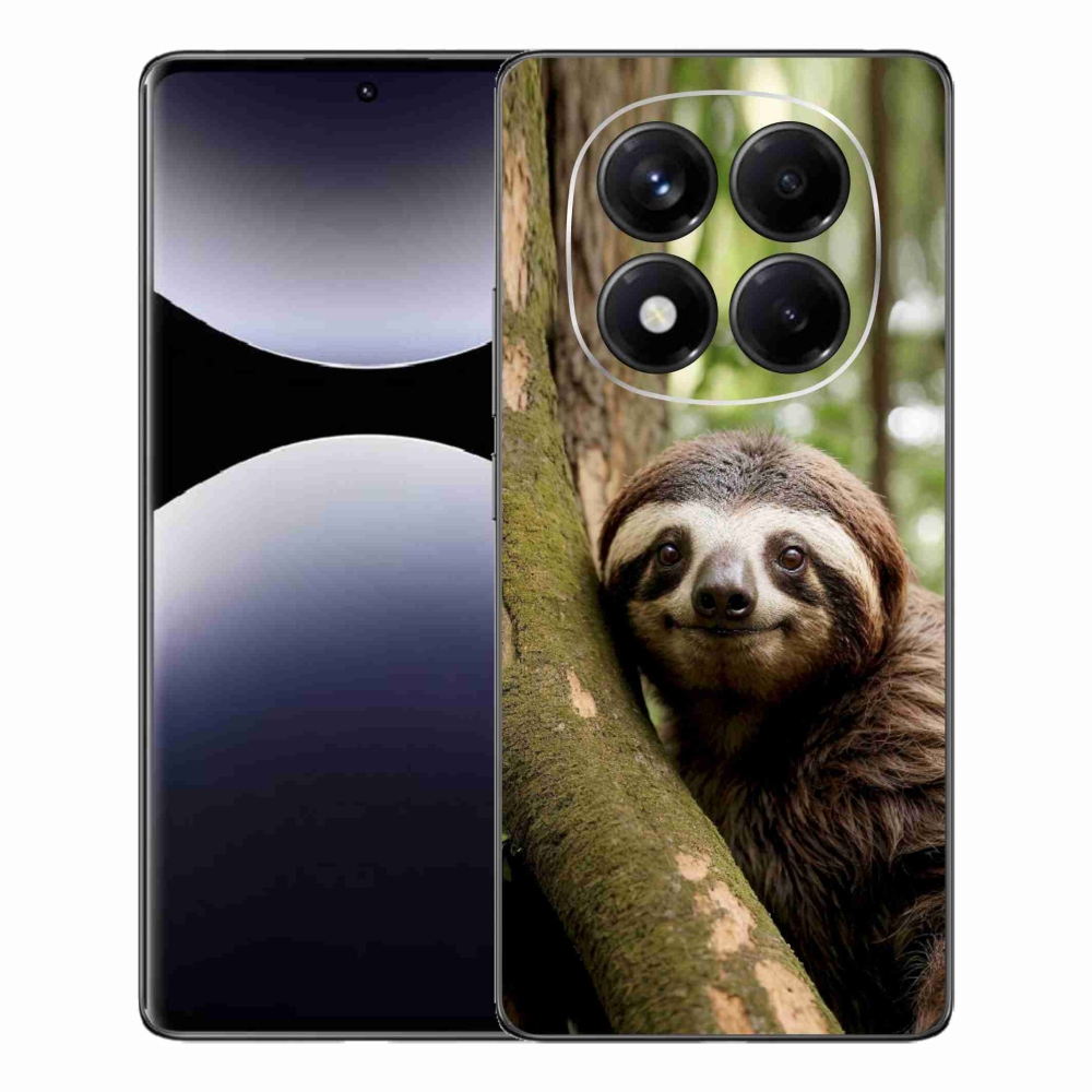 Gélový kryt mmCase na Xiaomi Redmi Note 14 Pro - usmievavý leňochod