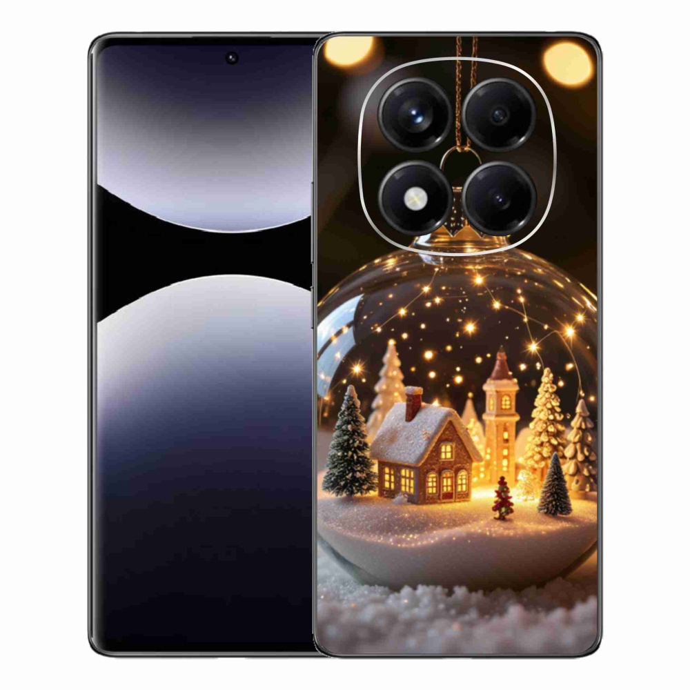 Gélový kryt mmCase na Xiaomi Redmi Note 14 Pro - vianočné gule 3