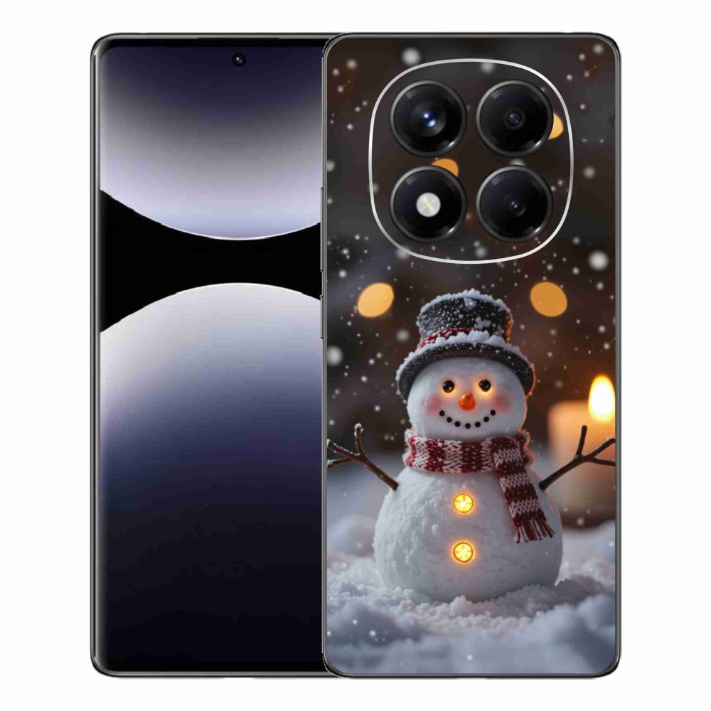 Gélový kryt mmCase na Xiaomi Redmi Note 14 Pro - veselý snehuliak