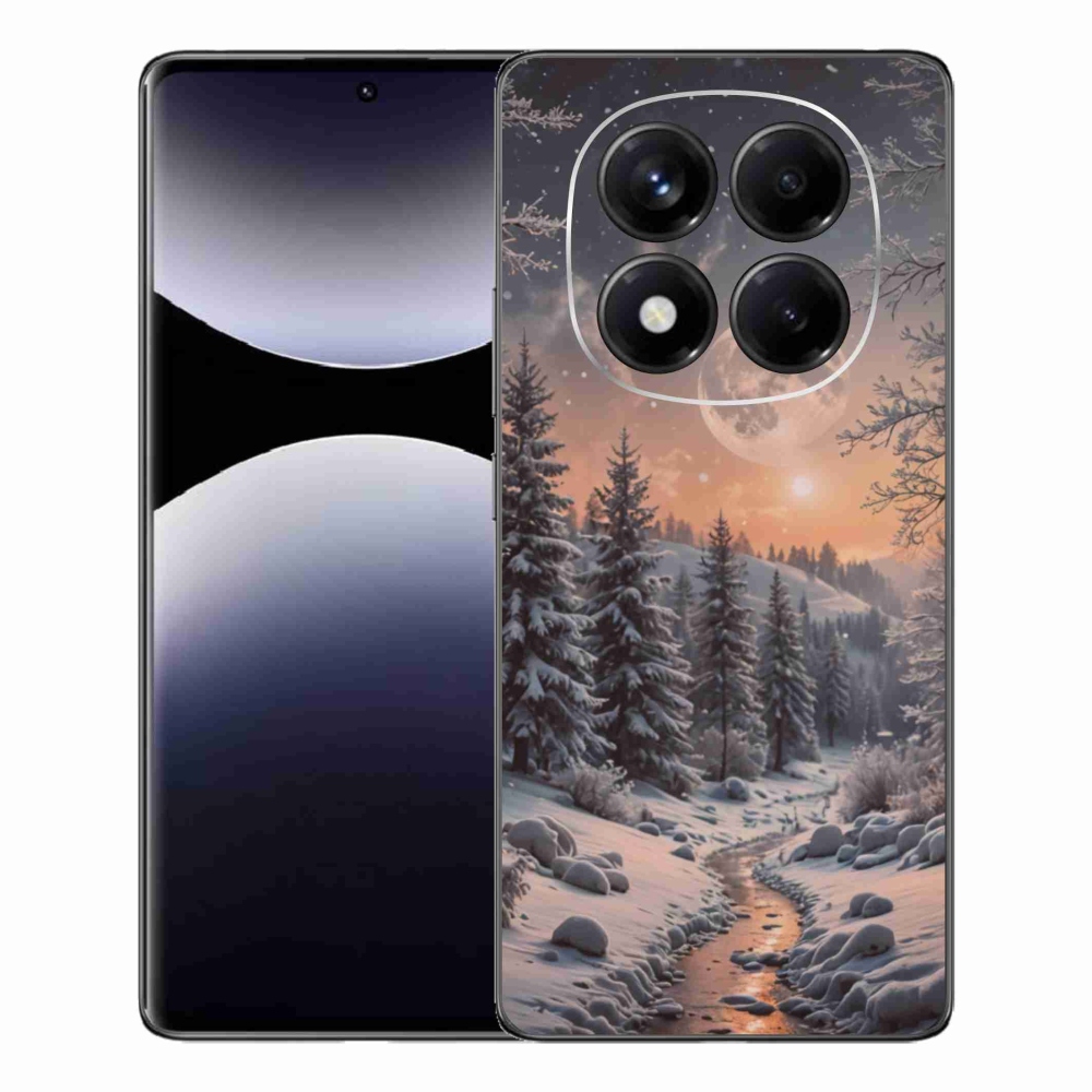 Gélový kryt mmCase na Xiaomi Redmi Note 14 Pro - zimná krajina 2