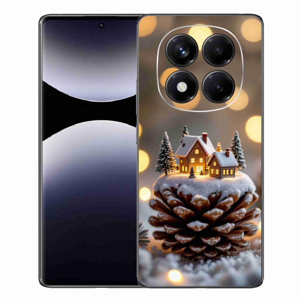 Gélový kryt mmCase na Xiaomi Redmi Note 14 Pro - zimná dedinka