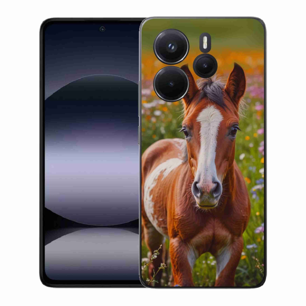 Gélový kryt mmCase na Xiaomi Redmi Note 14 - roztomilé žriebä
