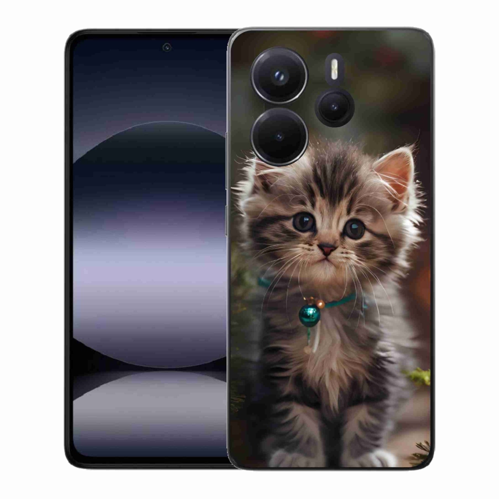 Gélový kryt mmCase na Xiaomi Redmi Note 14 - roztomilé mačiatko 11