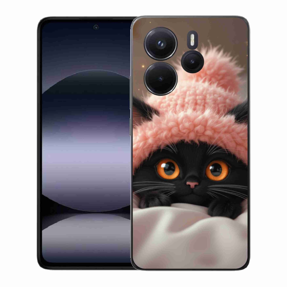 Gélový kryt mmCase na Xiaomi Redmi Note 14 - roztomilé mačiatko 7