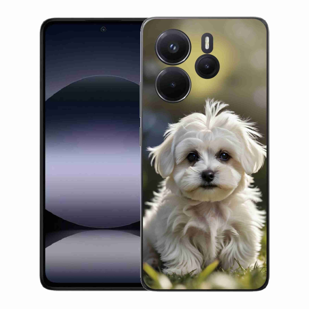 Gélový kryt mmCase na Xiaomi Redmi Note 14 - roztomilý maltézsky psík