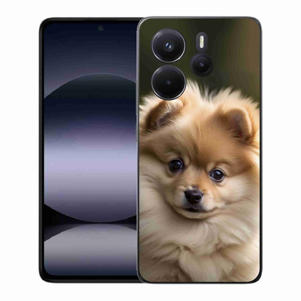 Gélový kryt mmCase na Xiaomi Redmi Note 14 - roztomilý pomeranian 2