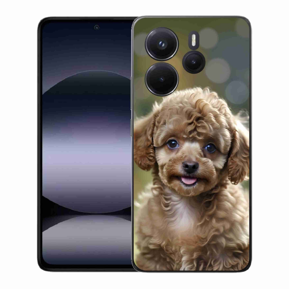 Gélový kryt mmCase na Xiaomi Redmi Note 14 - roztomilý pudel