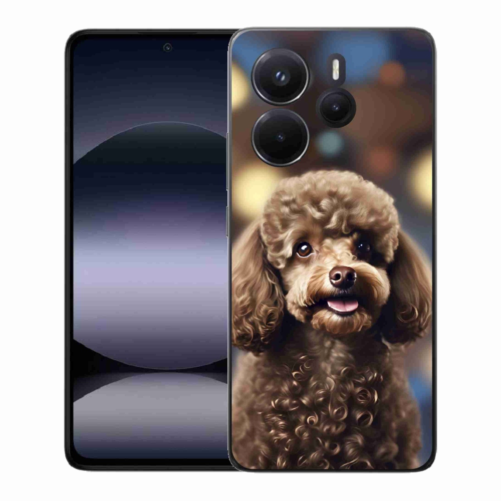 Gélový kryt mmCase na Xiaomi Redmi Note 14 - roztomilý pudel