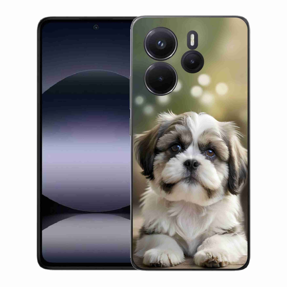 Gélový kryt mmCase na Xiaomi Redmi Note 14 - roztomilý shih-tzu