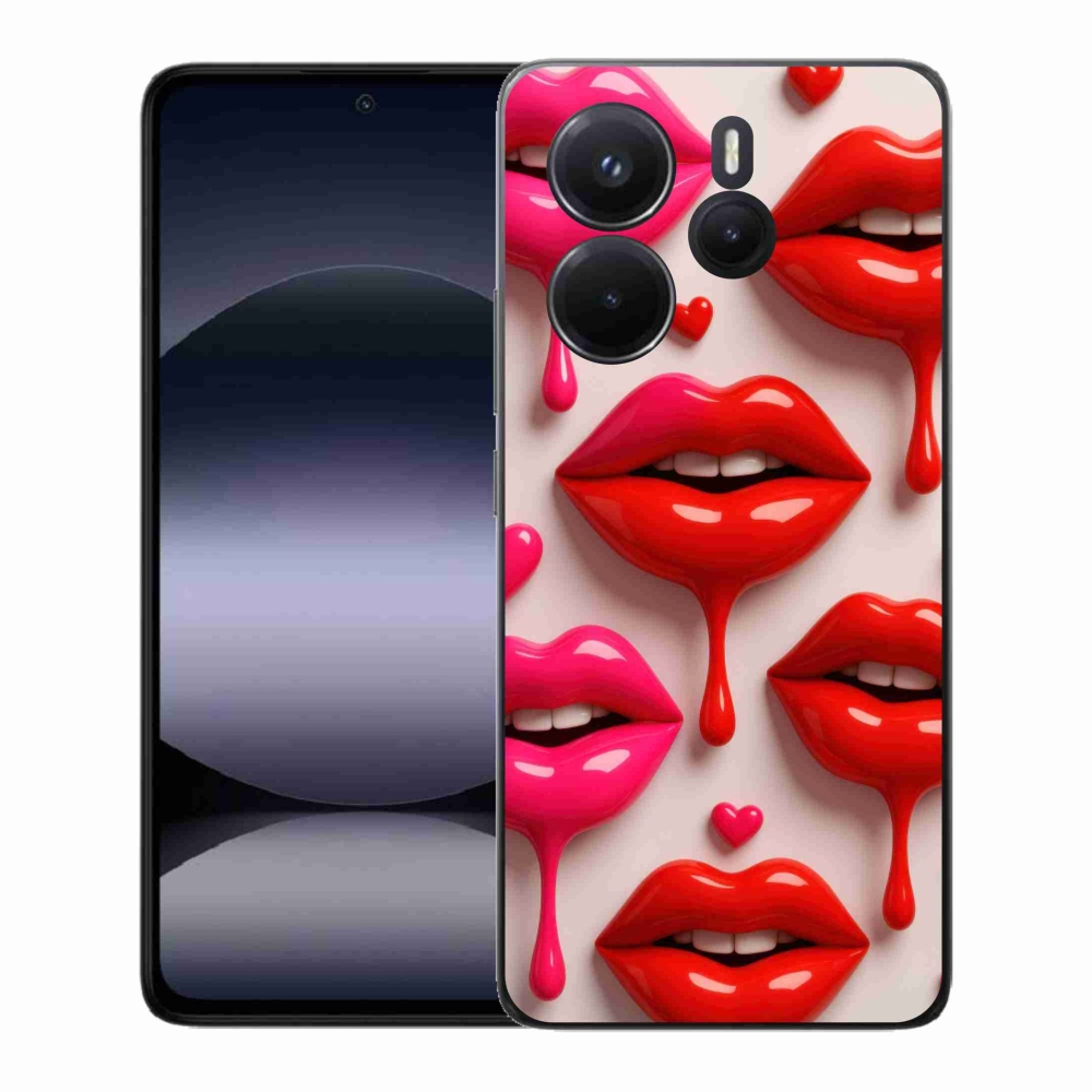 Gélový kryt mmCase na Xiaomi Redmi Note 14 - pery 2