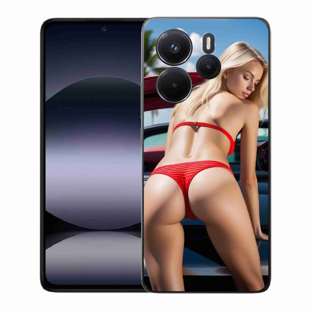 Gélový kryt mmCase na Xiaomi Redmi Note 14 - sexy žena 2